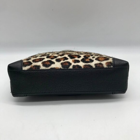 Brighton Brown Leopard Fur Convertible Crossbody - Picture 5 of 11